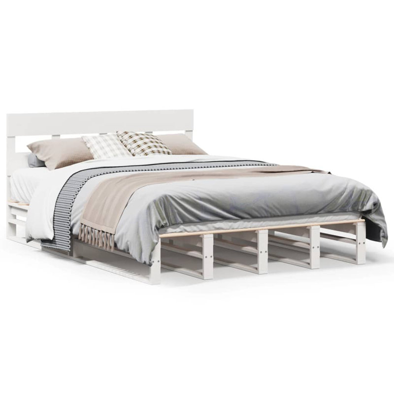 Benecko Solid Wood Bed, Kingsize (5')