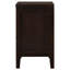 Garrett Cappuccino 2-Drawer Rectangular Nightstand