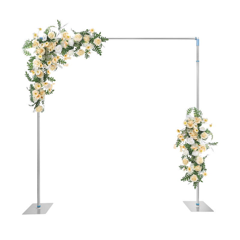 Ensemble de support décoratif en acier inoxydable 9,8 pi x 9,8 pi