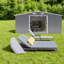 Remises en acier durable, conception moderne avec amplement d'espace de rangement