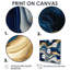 Agate vibrante bleue et dorée II - décoration murale moderne jaune 4 pièces-1730984667-1730984668