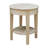 Solid Wood End Table with Storage