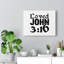 Loved John 3:16 - Wrapped Canvas Print-737043871