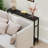 2-Tier Long Skinny Table,Black-1248027259