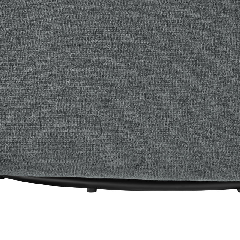 Chaise pivotante Edie Grey, Gris