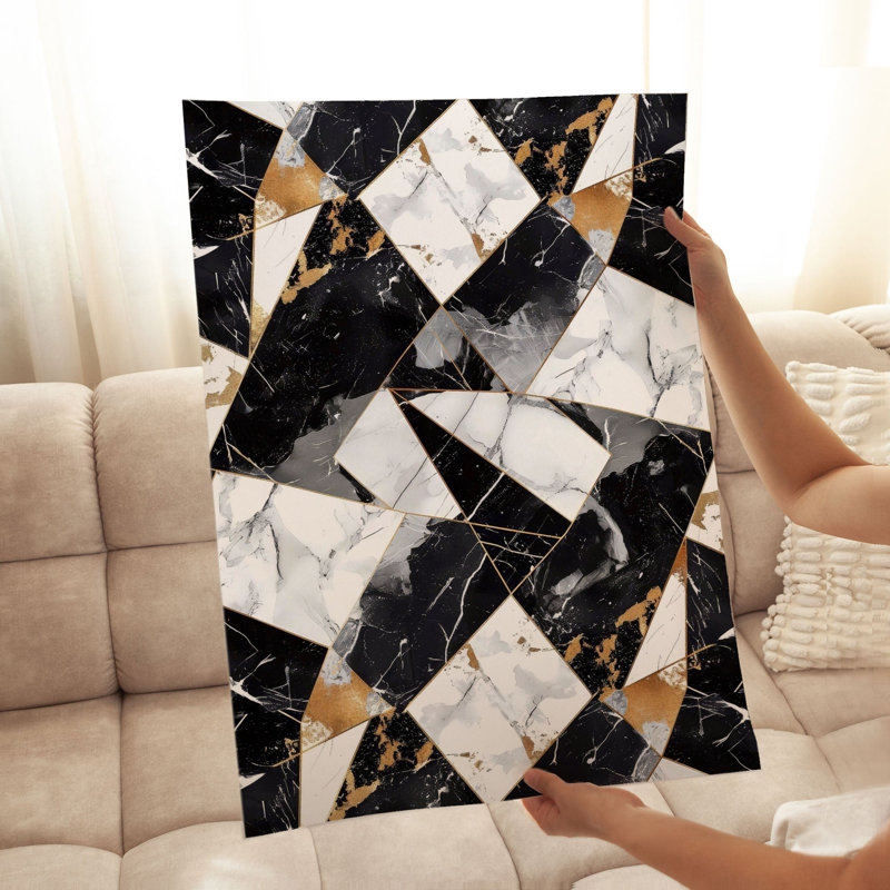 «Abstract Geode Shapes I», reproduction d'art moderne sans cadre