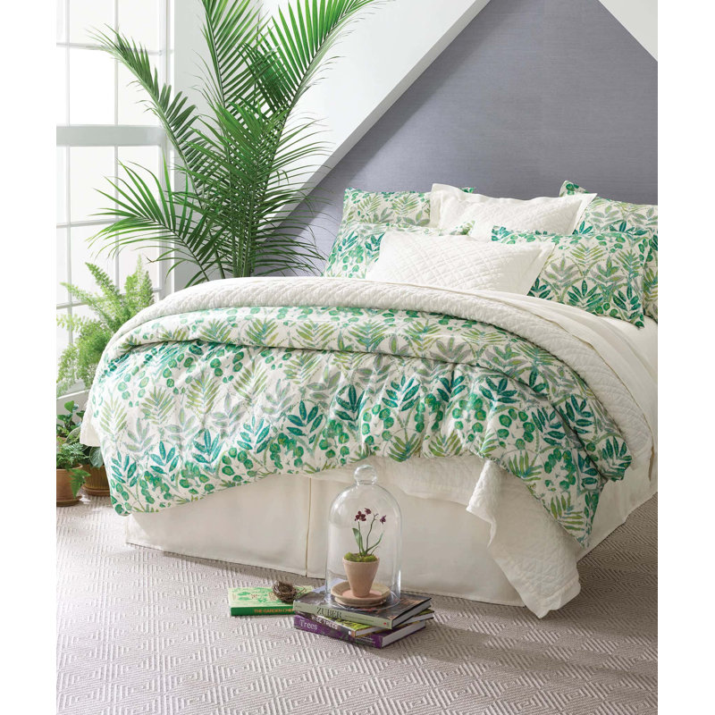 Washed Linen Quilt, King Quilt, Ivory