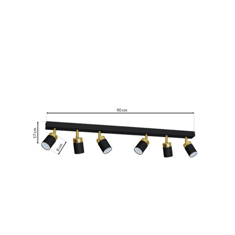 Breidy Spotlight, Black/Gold