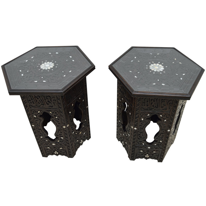 Syrian Glass End Table