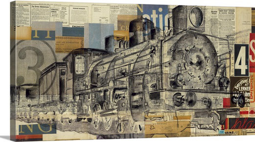 Macomb «King of the Road» par Kelsey Hochstatter, impression, H 32 po x l 60 po x P 1,5 po, Toile