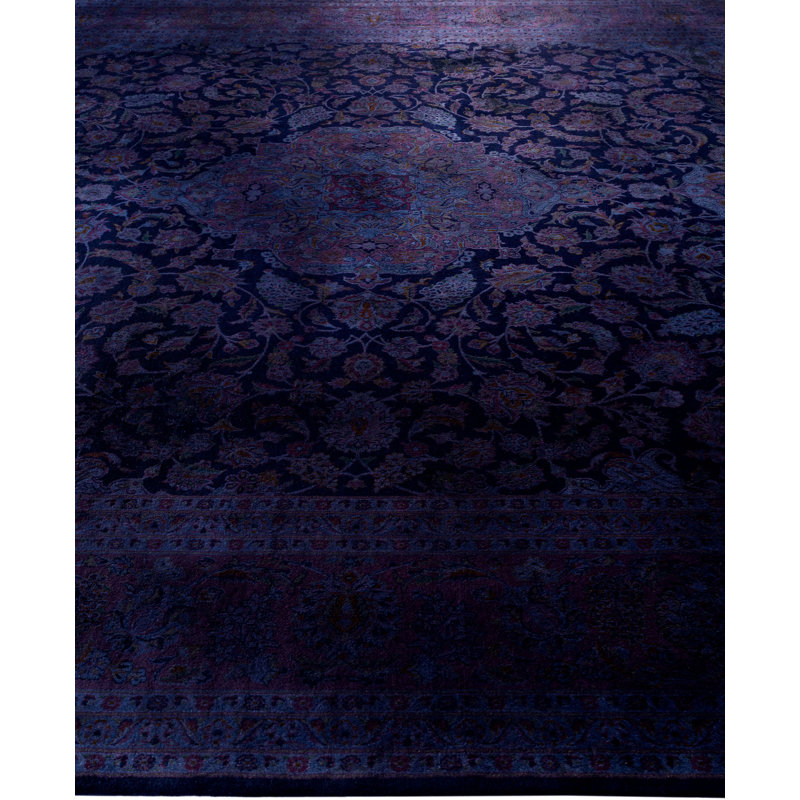 Overdyed One-of-a-Kind 10' 0" X 14' 0" Hand Knotted Area Rug