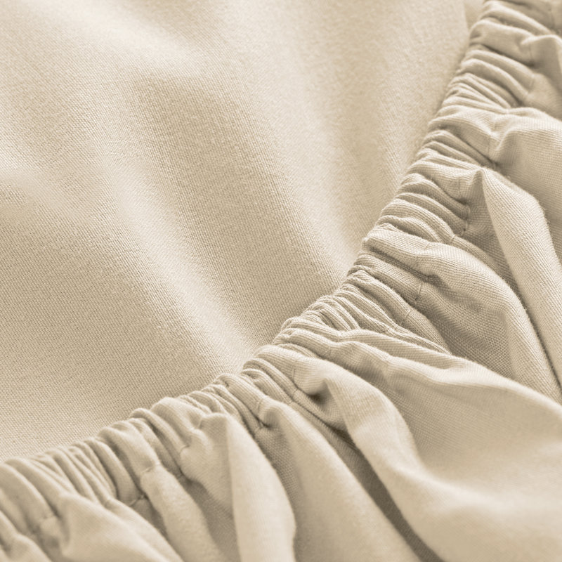 Drap-housse en microfibre de qualité supérieure ultra doux, Drap-housse de taille très grand, Sable