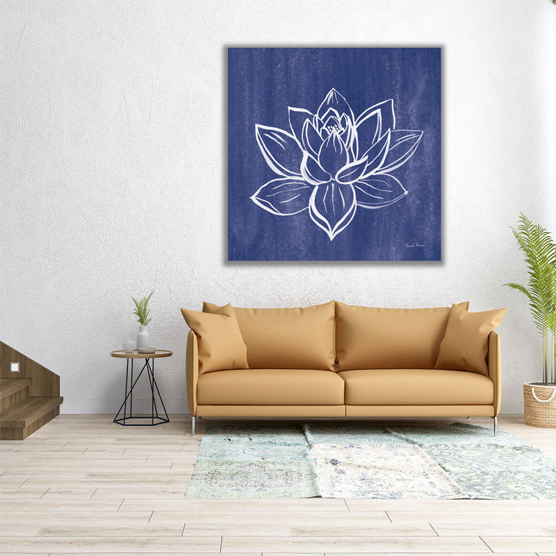 Lotus - Canvas Print Wall Art, 12" H x 12" W