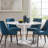 Lippa Round Artificial Marble Dining Table-715297990-715297989