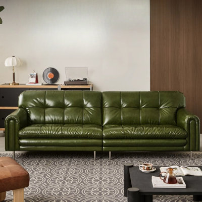 Green Straight Living Room Sofa