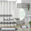 Rideau de douche simple Sawyer Mill
