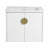 23.80'' Wall Mounted Single Bathroom Vanity with Ceramic Top