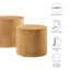 Ensemble de 2 tables basses Amani-101323746