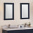 Bernharda 22 in. W x 32 in. H Modern & Contemporary Rectangular Framed Surface-Mount Bathroom Vanity Mirror in Marine Blue-1368959433-1368959445