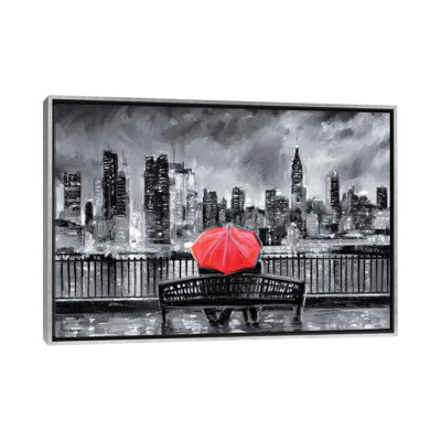 " NY in Love in Red " Graphic Art Print