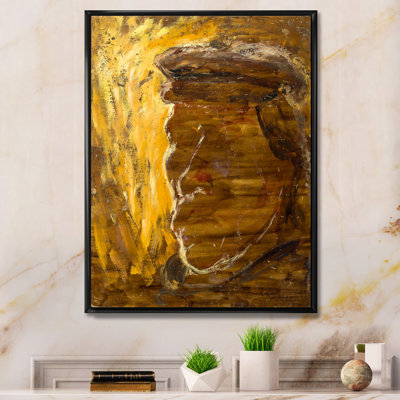 «Brown Fusion», reproduction d'art moderne et contemporaine sur toile