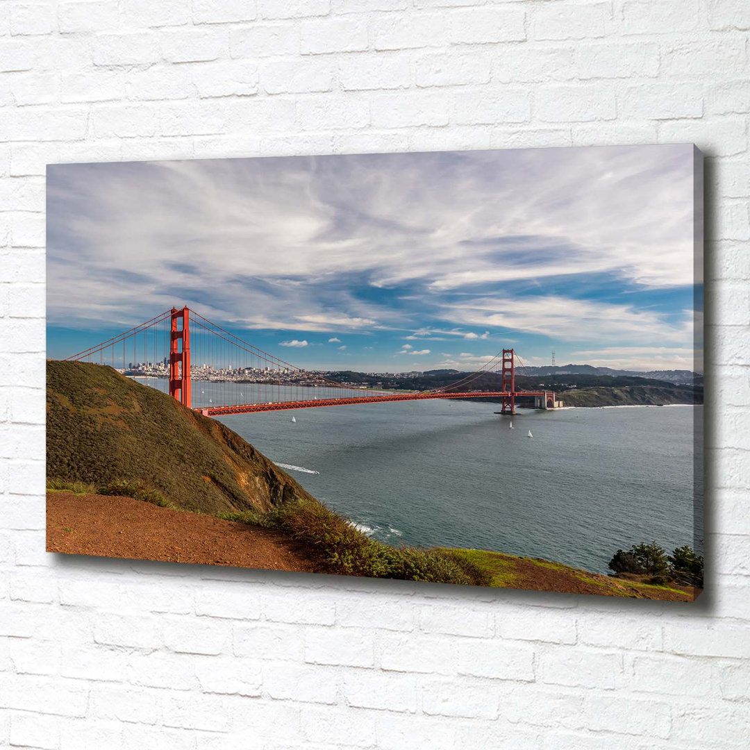 Die Brücke von San Francisco - Kunstdrucke auf Leinwand