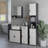 Migneco Freestanding Back To Wall Toilet Unit