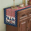Chemin de table rectangulaire en polyester