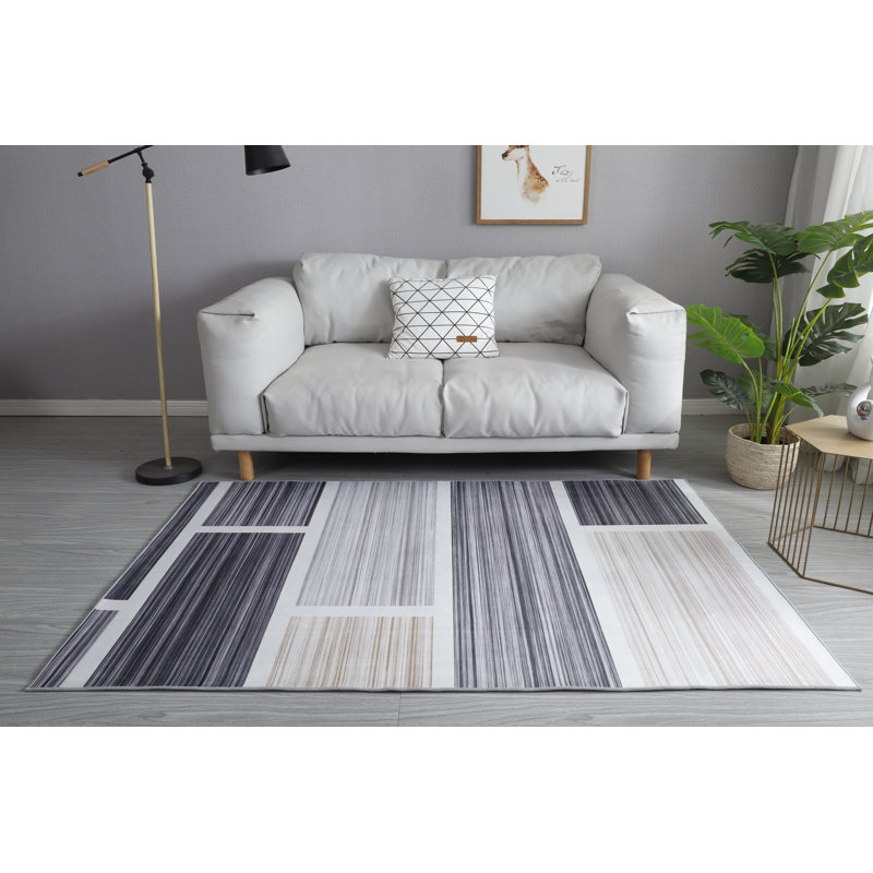 Jeu Abstract Indoor Rug, Rectangle 3' x 5'