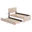 Lit plateforme tapissier simple Teddy-1833390544