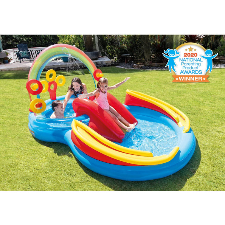 4'4" ft x 9'8" ft x 6'3" ft Kiddie Inflatable Slide