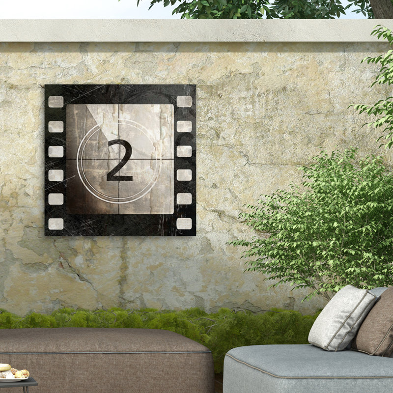 Canvas Entertainment Wall Decor, 35" H x 35" W