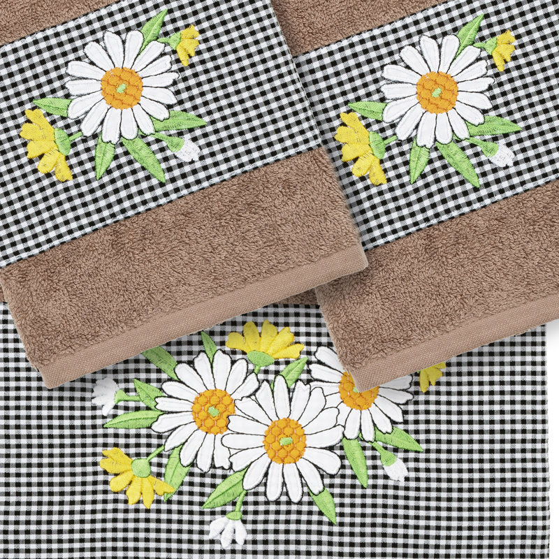 Ensemble de serviettes 100% coton turc 3 pièces, Latte