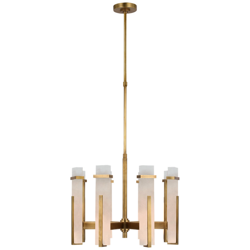 Ian K. Fowler Malik Medium Chandelier, Bronze, Off White