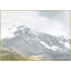 Snow Peaks Through The Fog Print by Lillian August