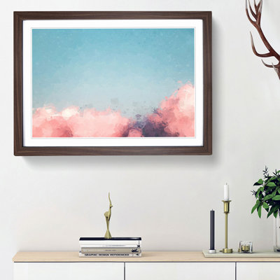 Migrating Birds in Abstract - Picture Frame Painting Print