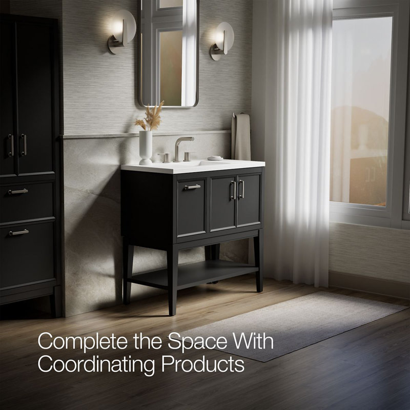 Winnow 36-In Bathroom Vanity Set, Slate Gray