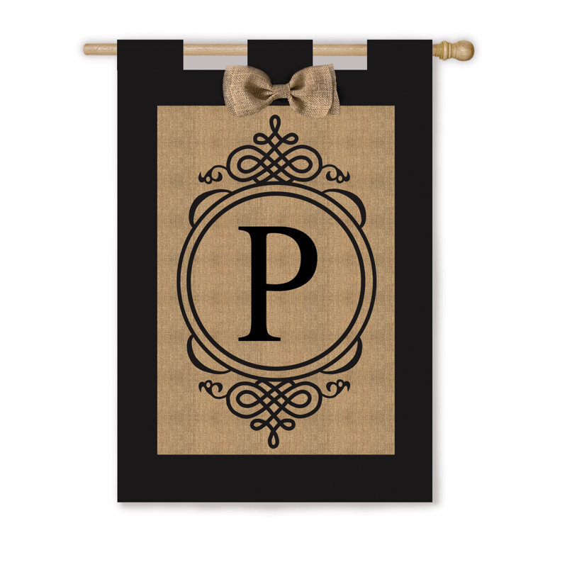 Drapeau de maison Monogram, J