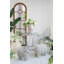 Figurine 25,5 x 13 x 18 po en forme de mouton au fini blanc vieilli et gris-1017179040