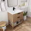 Contreplaqué de meuble-lavabo avec 2 tiroirs