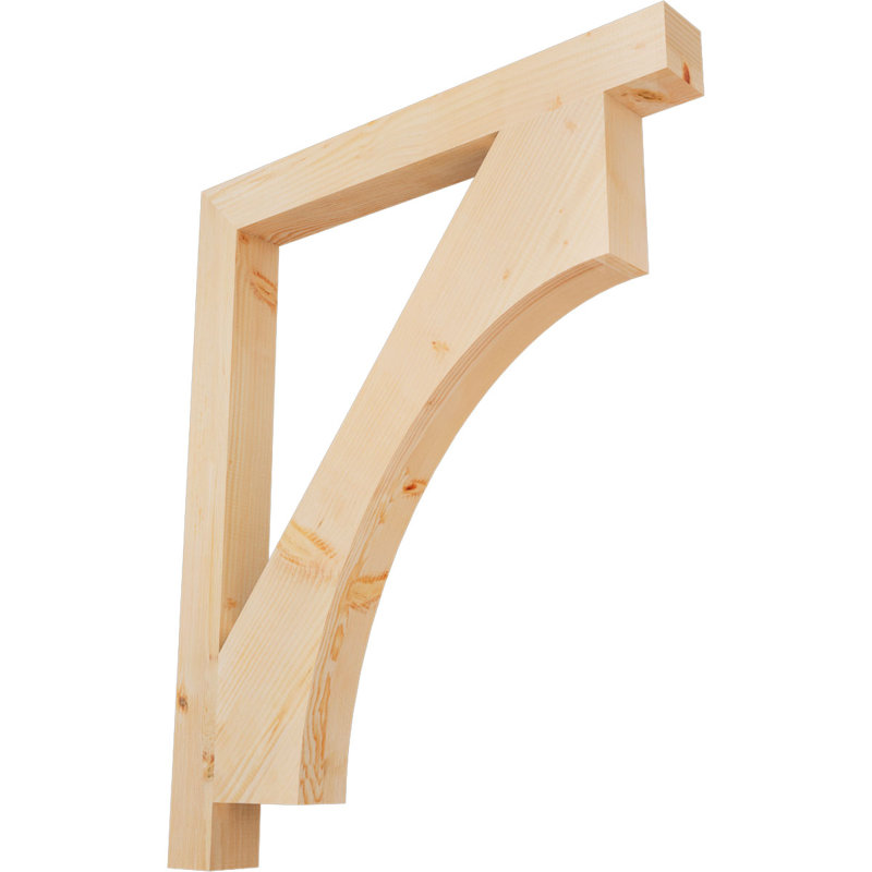 Support Westlake Block, Cèdre rouge de l'Ouest (lisse), H 46 po x l 3,5 po x P 38 po