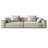 Griege Polyester Modular Sofa