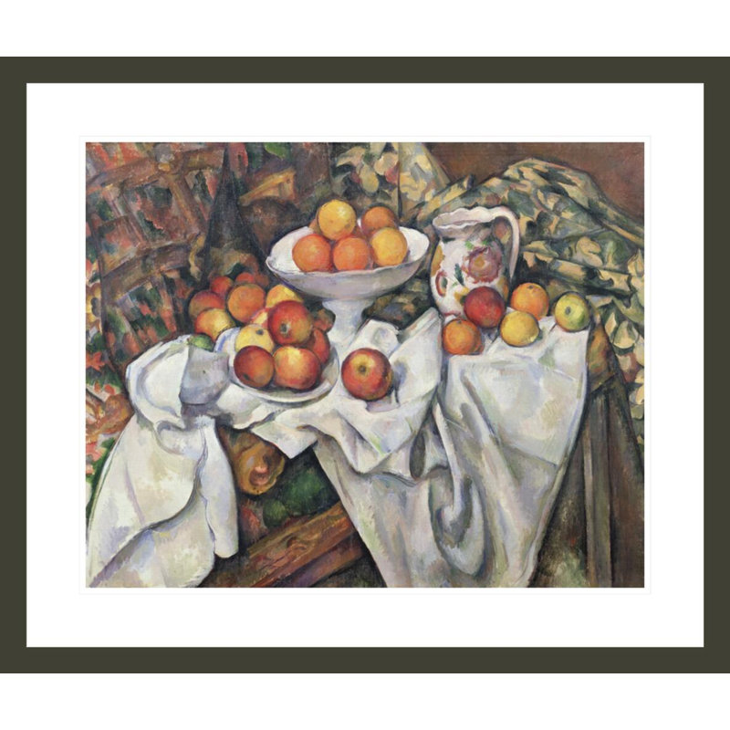 Pommes et oranges par Paul Cézanne, H 23,5 po x l 27,82 po