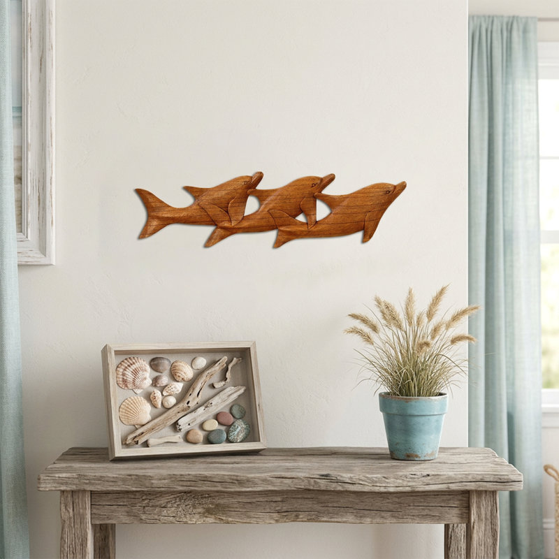Handmade Coastal Wall Decor on Solid Wood
