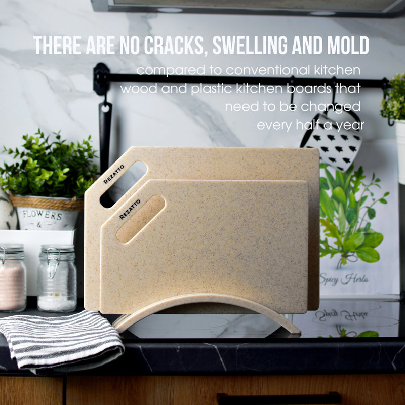 Antibacterial Cutting Boards REZATTO Crema Rzt-03