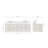 Macolm 72.25'' Double Bathroom Vanity with Carrara Quartz Top-1895226500-1895031783-1915660995
