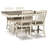 Bolanburg Counter Height Dining Table and 4 Barstools with Display Cabinet