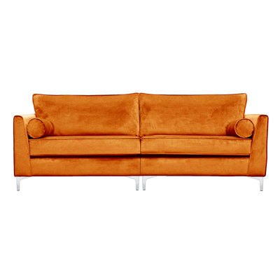 Giancarlo 4 Seater Velvet Sofa