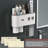 2-Pack Automatic Toothpaste Dispenser & Toothbrush Holder, 2 Cups Included
