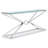 Mongillo 71'' Glass Top Console Table-583110048